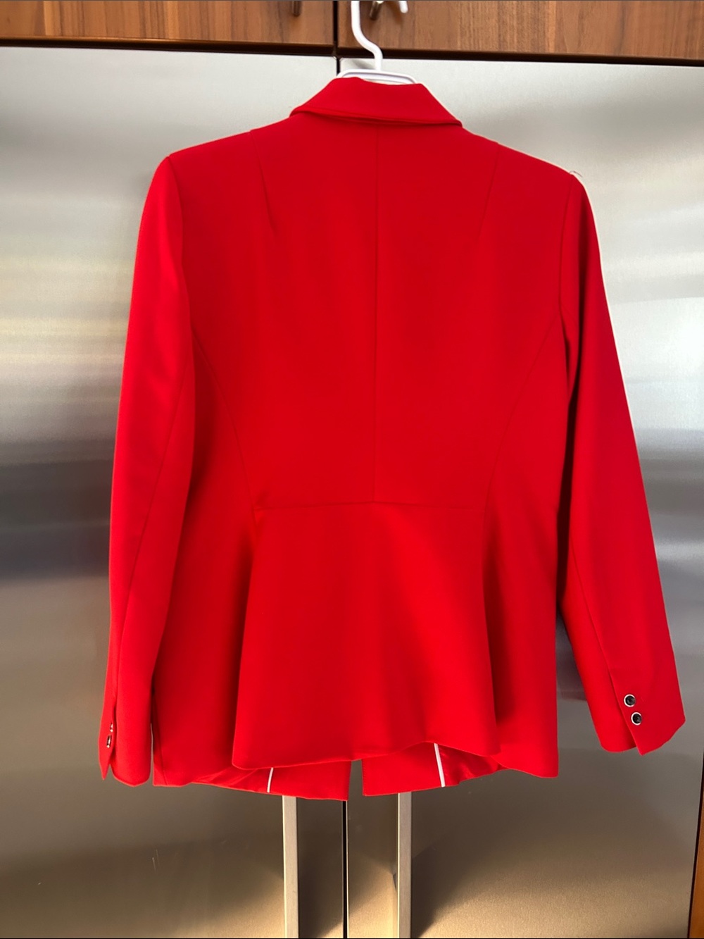 Dynamite Bright Red Single-Button Blazer - Picture 4 of 4